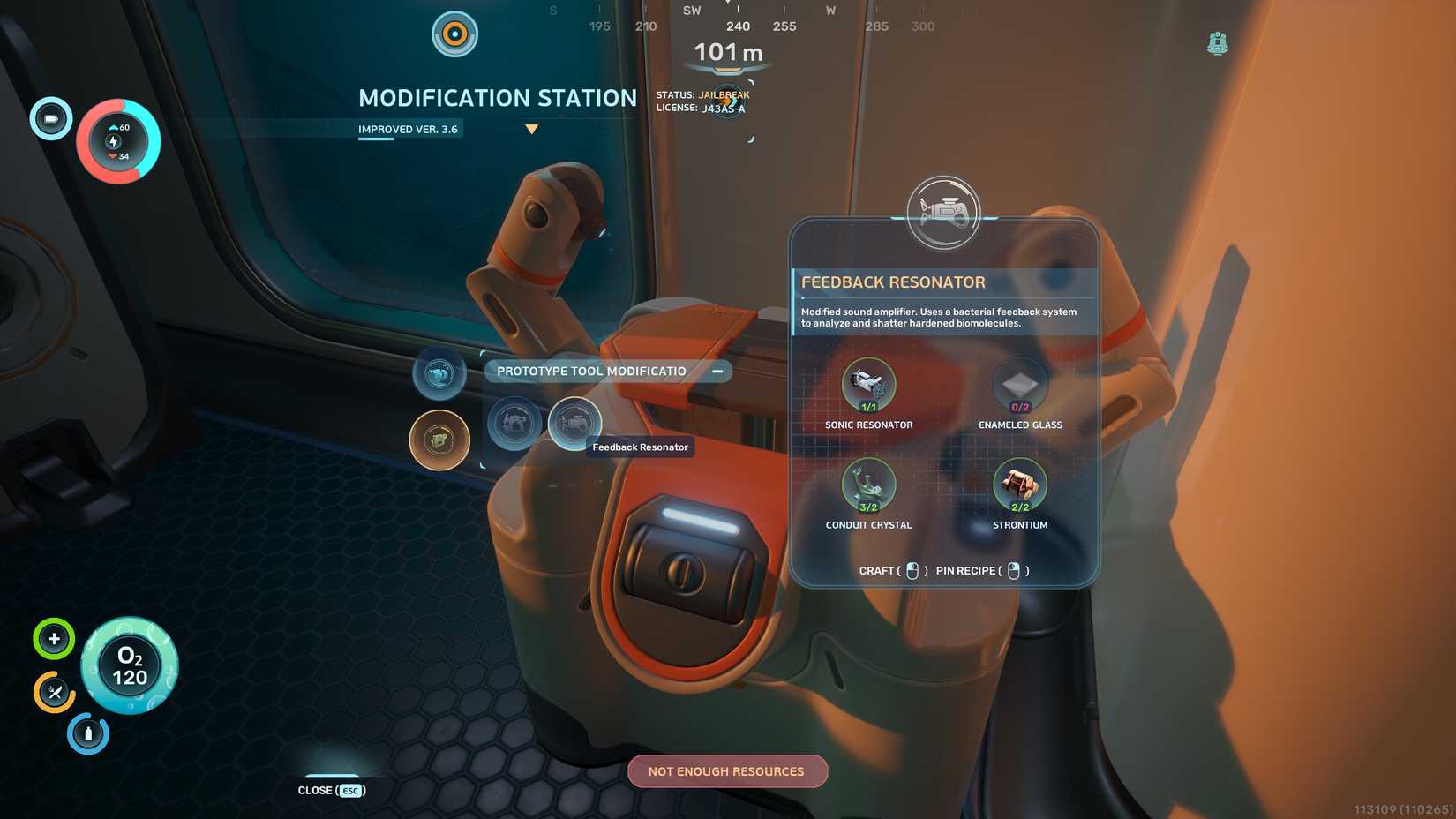 La ricetta per creare un risonatore di feedback in Subnautica 2