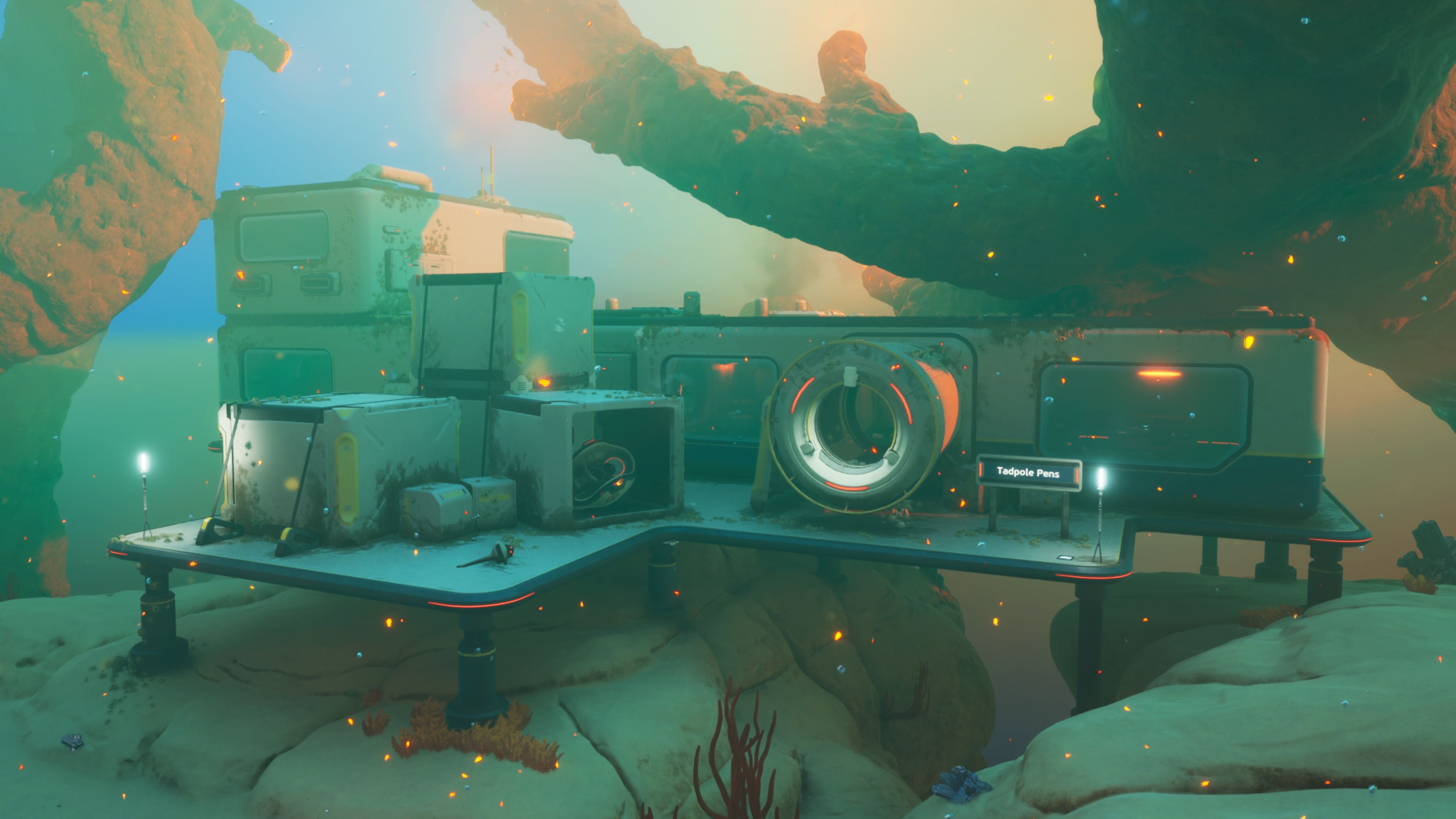 'Investigate the Tadpole Pens' walkthrough in Subnautica 2