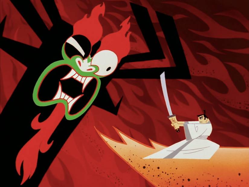 Samurai Jack vs Aku