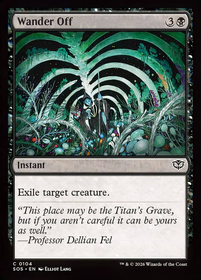 wander off mtg