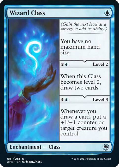 Wizard Class card