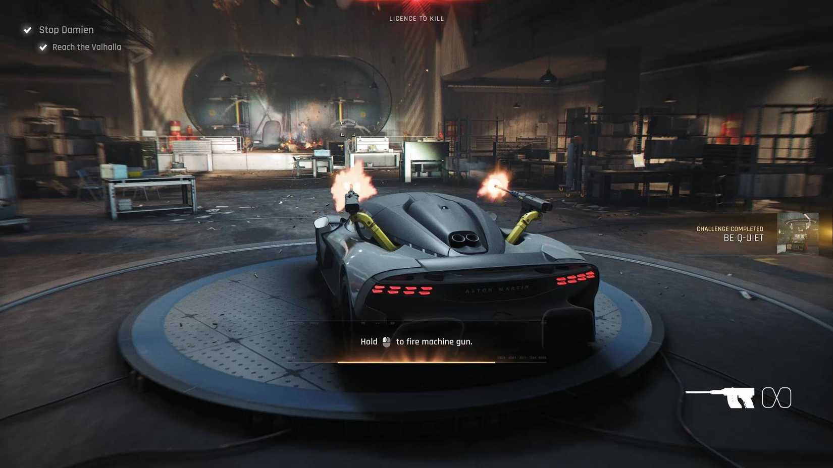 The Valhalla car in 007 First Light.