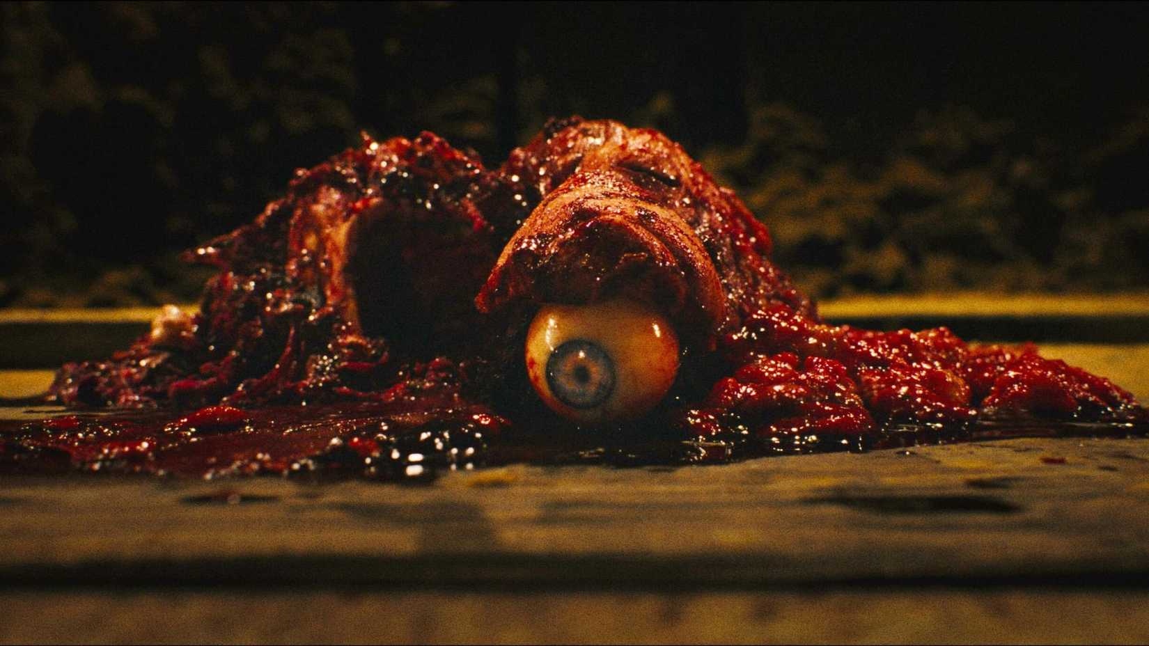 A splodge of gore with an eye attached. 