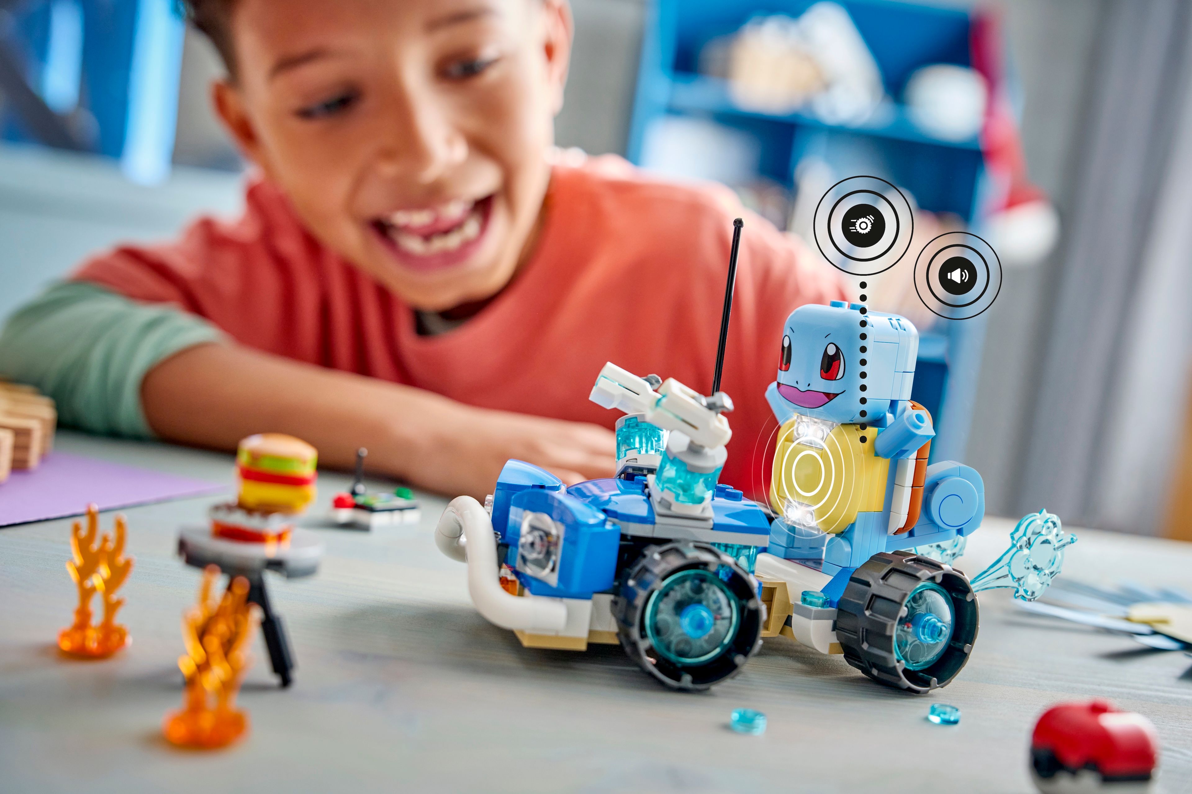 Trainer’s Buggy Adventure with Squirtle Lego set