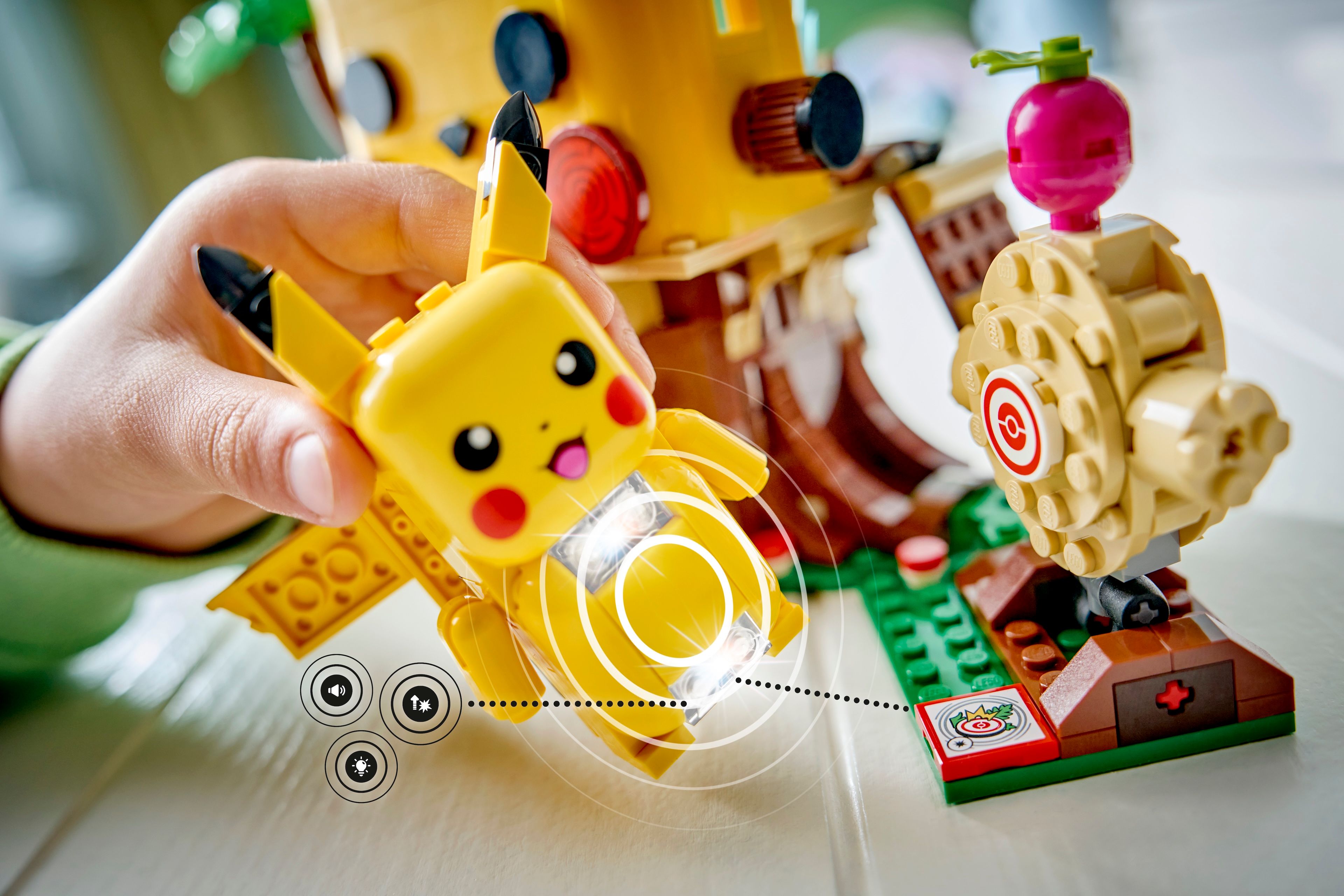 Training House with Pikachu Lego set