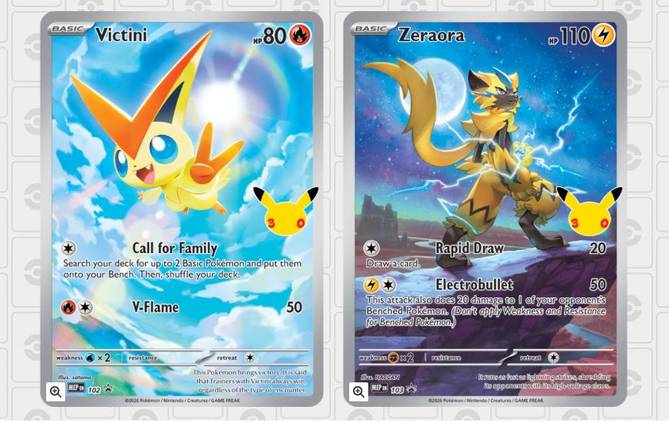 50th anniversary pokemon cards The Company International Pokemon Single Card BIRTHDAY PIKACHU Celebrations CLASSIC COLLECTION, Multicolored : Toys & Games Pokmon reveals new cards &