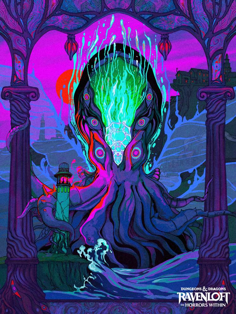 Dungeons & Dragons Ravenloft: The Horrors Within Cthulhu art
