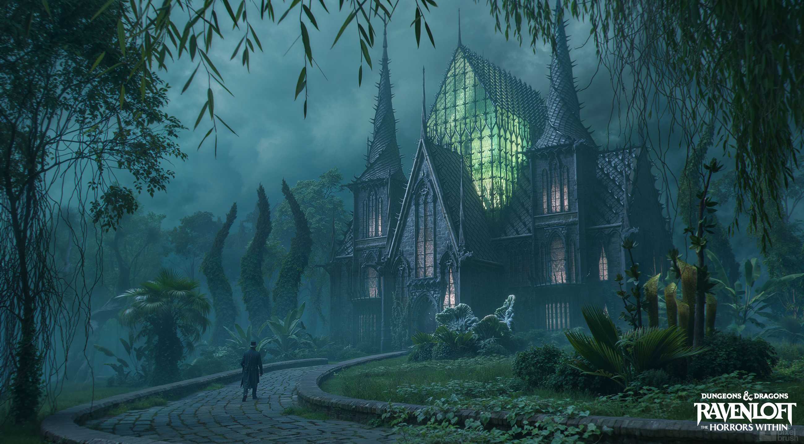 Dungeons & Dragons Ravenloft artwork of the BorcaDomain by Damien Mammoliti