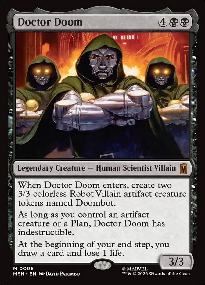 MTG Doctor Doom Marvel ドクター ドゥーム　他セット Magic's new Marvel set makes this utterly broken Commander combo
