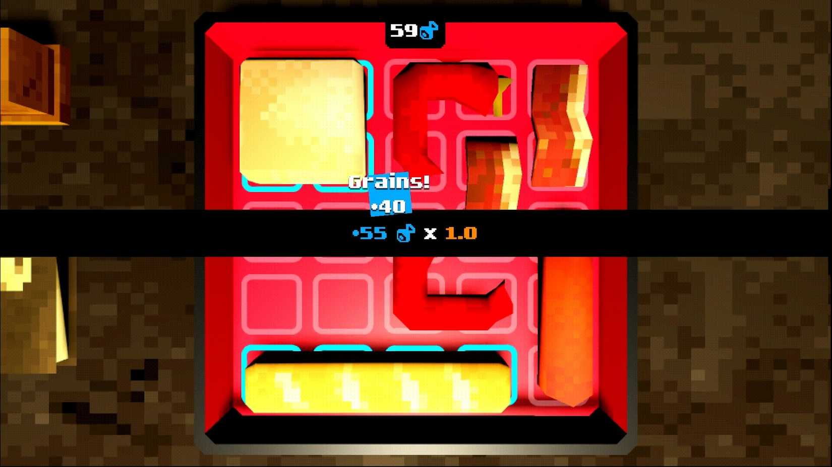 Don't Let It Starve screenshot showing a bento box filled with food like bread and sausage