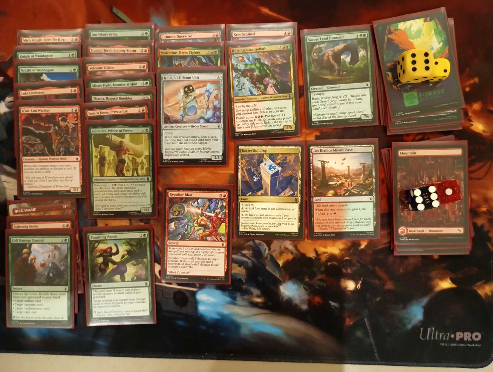 Draft deck Marvel Super Heroes showcase event