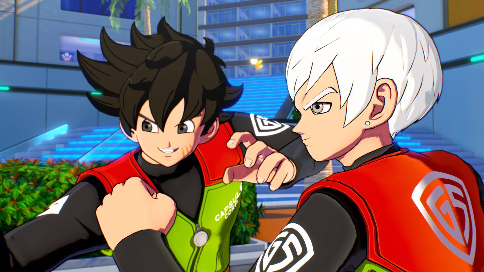 The main characters of Dragon Ball Xenoverse 3 pose together.