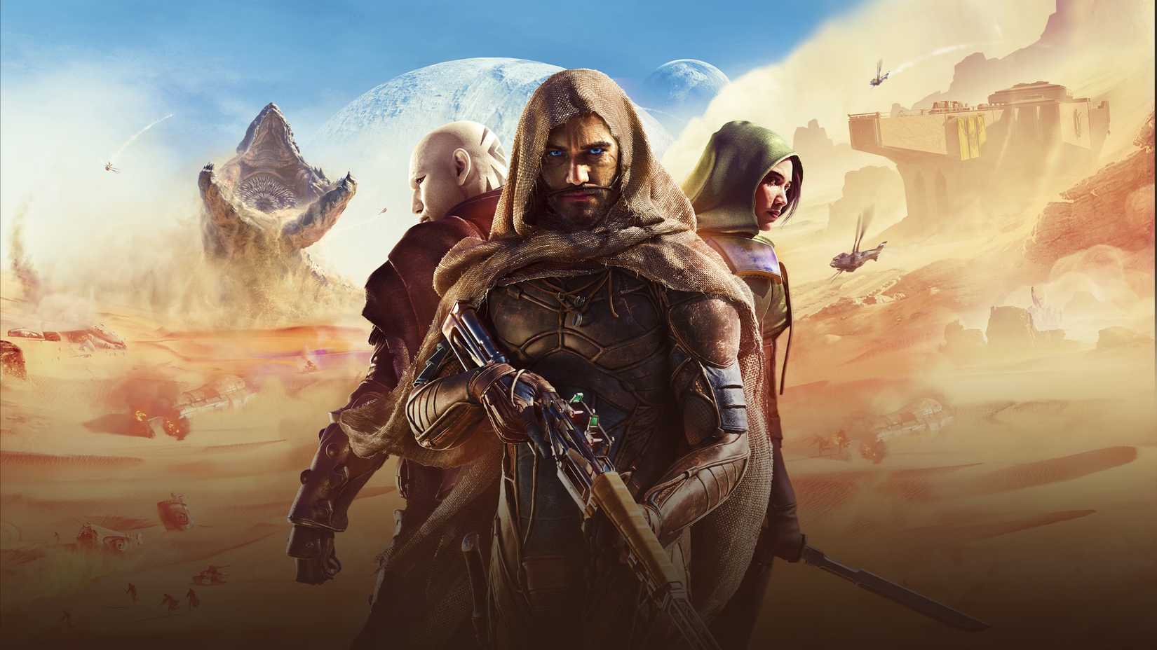 The promo art for Dune Awakening
