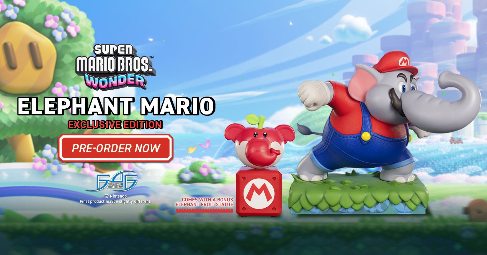 Nintendo's massive Elephant Mario statue pre-orders are up, price revealed