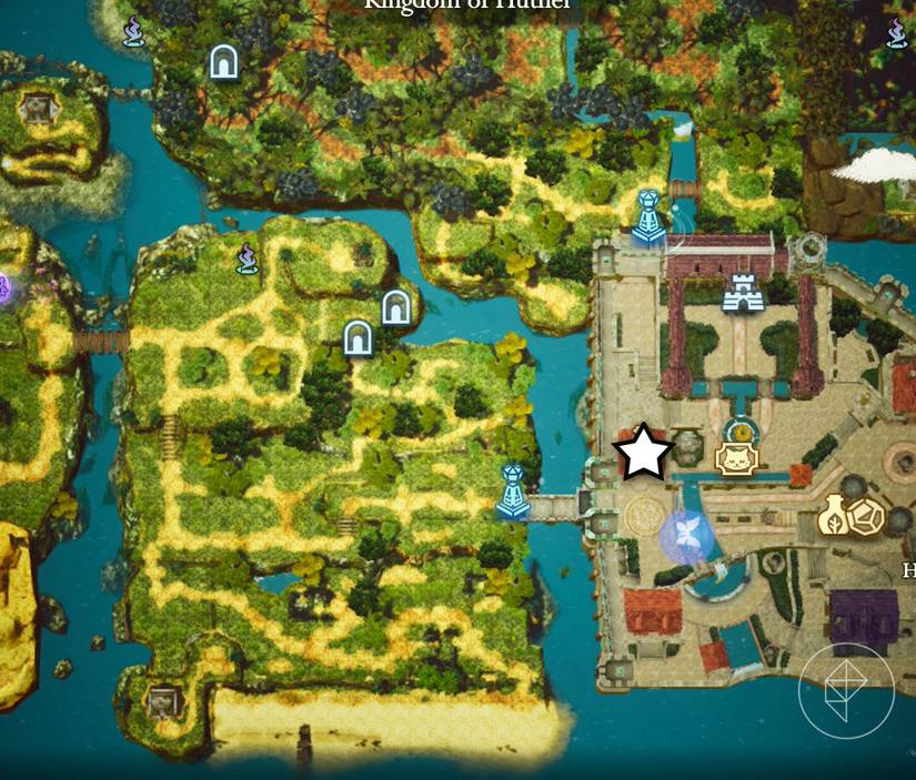 A montage using a The Adventures of Elliot screenshot to show the location of the Spin Back boomerang