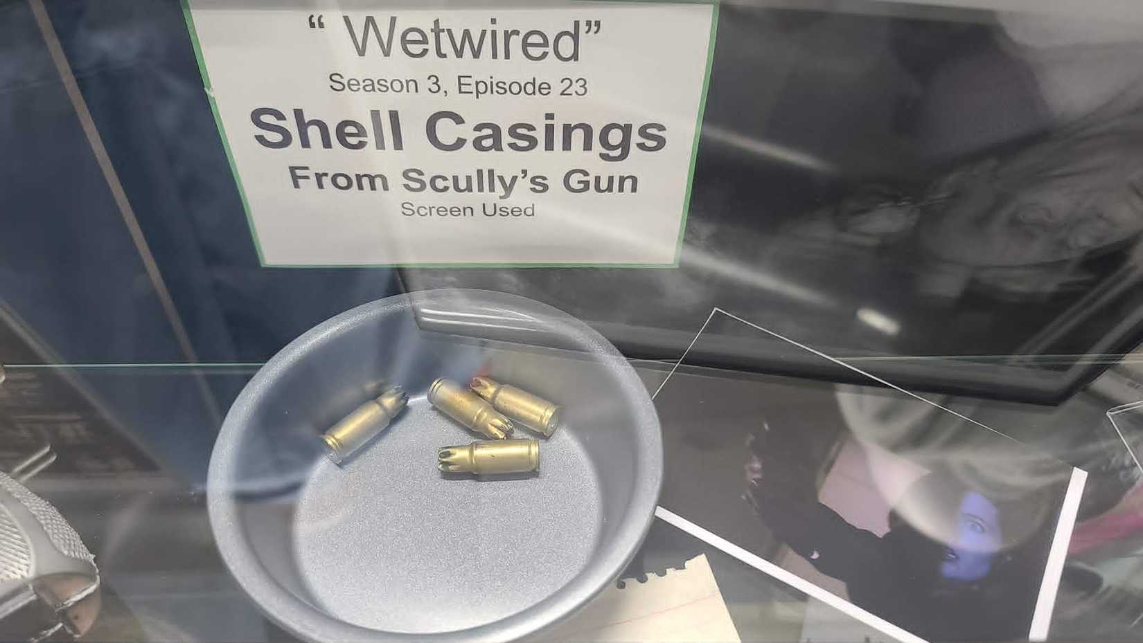X-Files museum shell casings