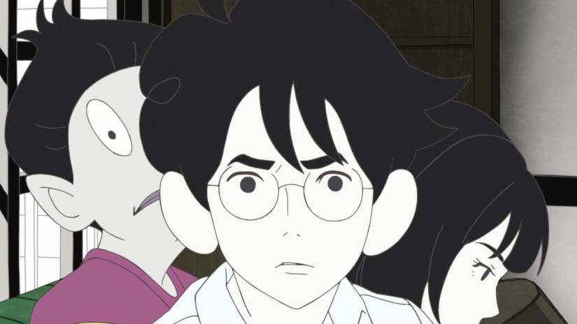 Watashi and his friends stumble upon a time machine in The Tatami Time Machine Blues