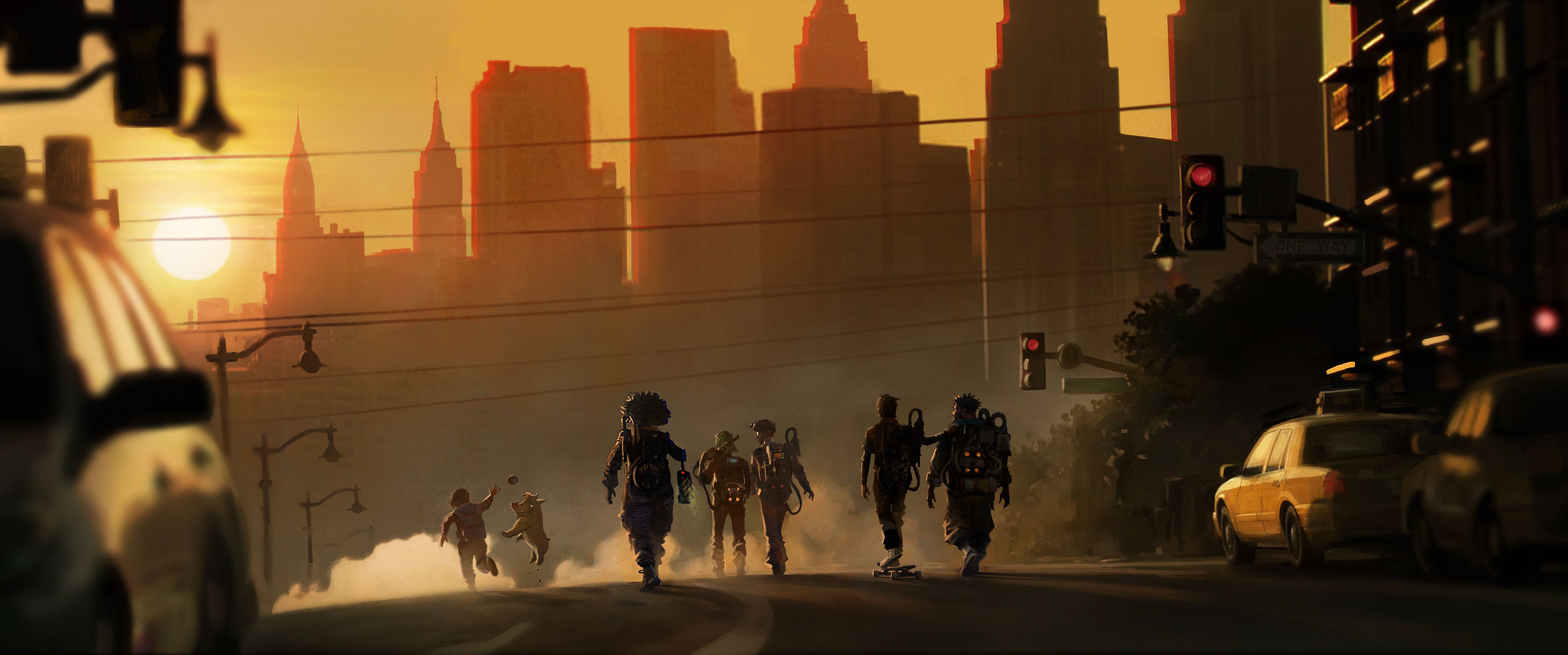 Ghostbusters: Night Shift aesthetic art