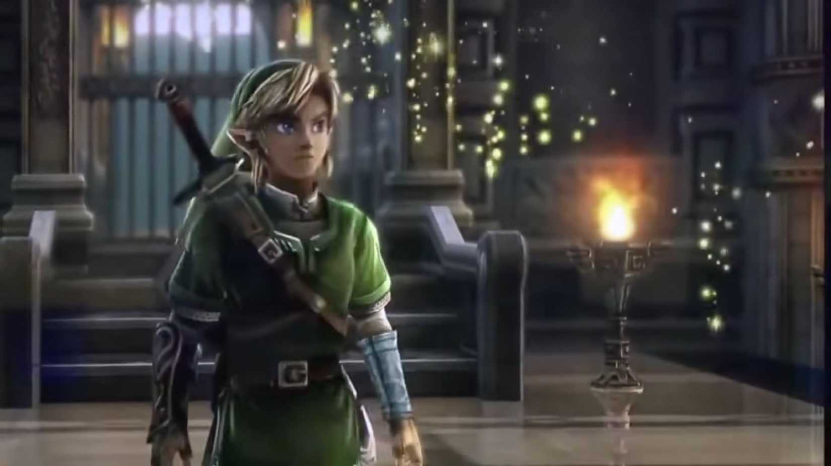 A screenshot from the 2011 Legend of Zelda tech demo used by Nintendo to show off the Wii U's capabilities