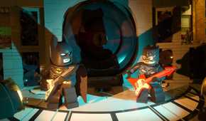 Lego Batman Legacy of the Dark Knight Batman and Catwoman playing guitars