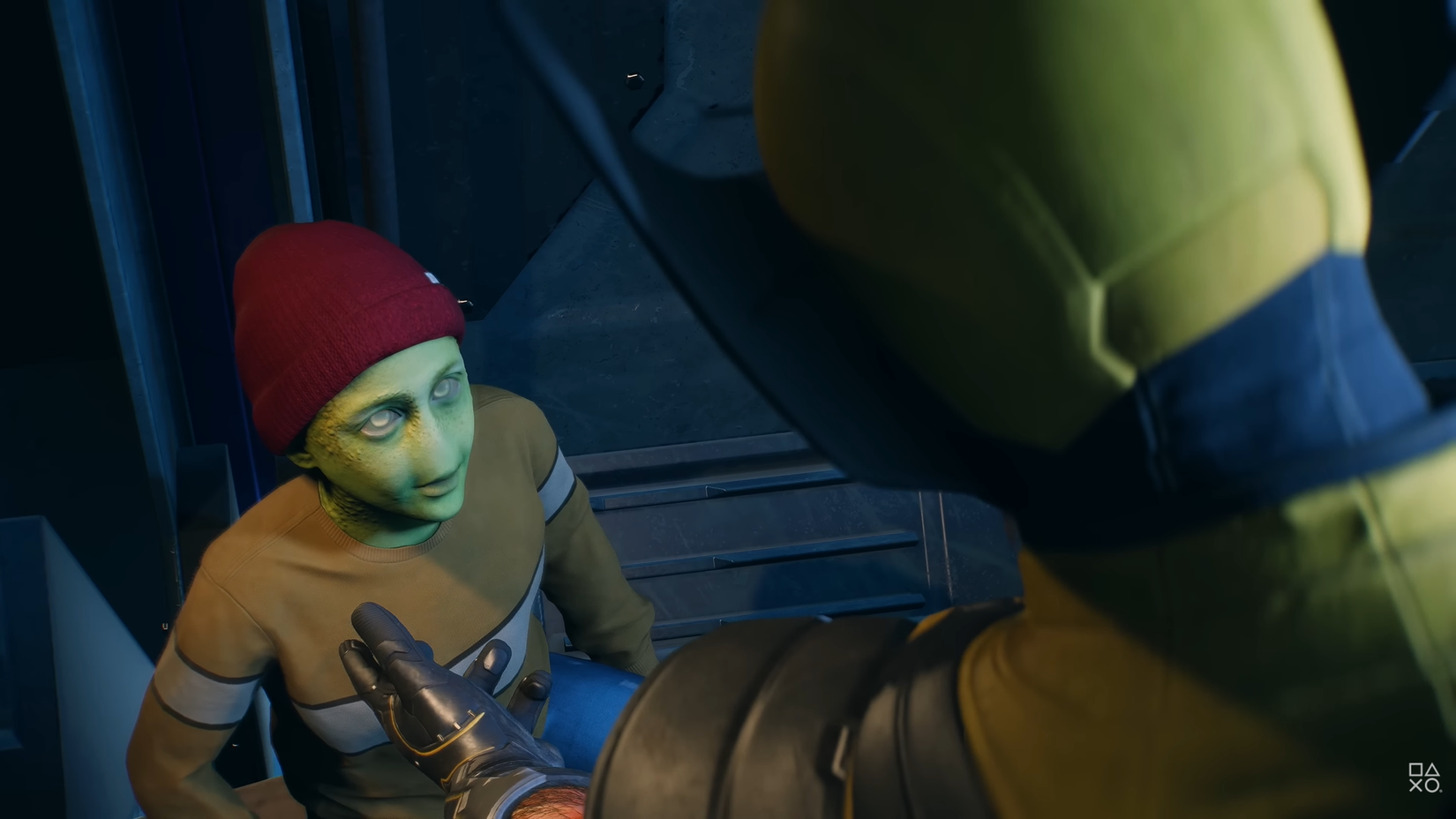 Marvel's Wolverine Leech, a green-skinned chil mutant wearing a red beanie