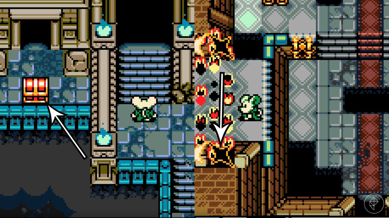 The path to the Whisper and Vesper weapon upgrade location in Mina the Hollower.