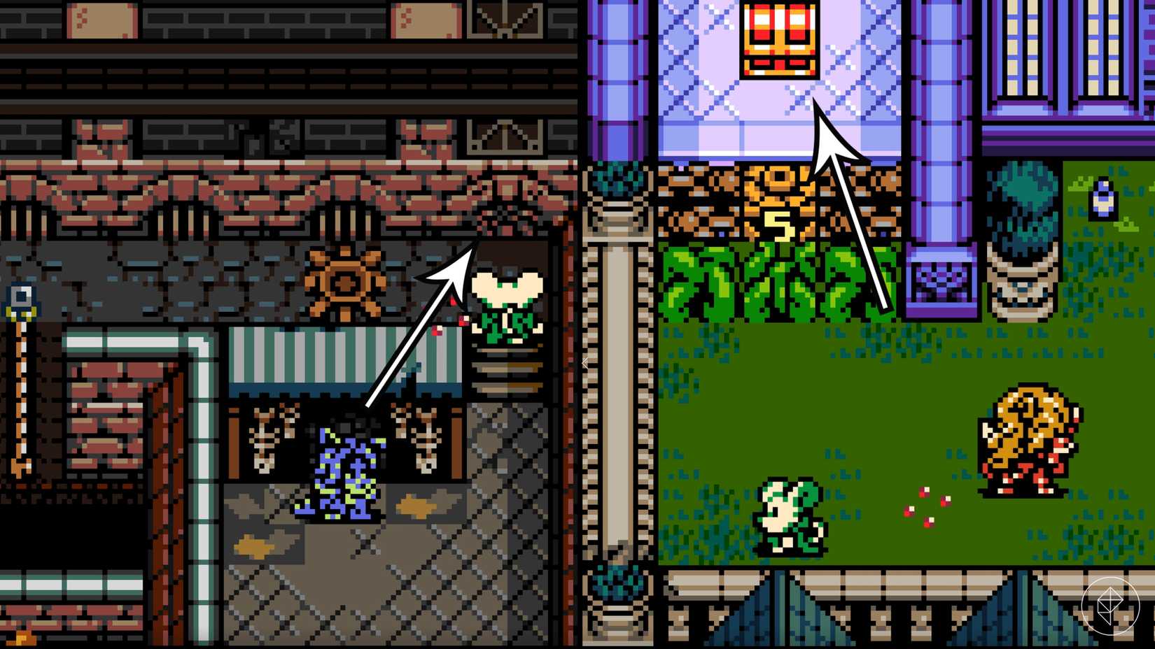The path to the Nightstar weapon upgrade location in Mina the Hollower.