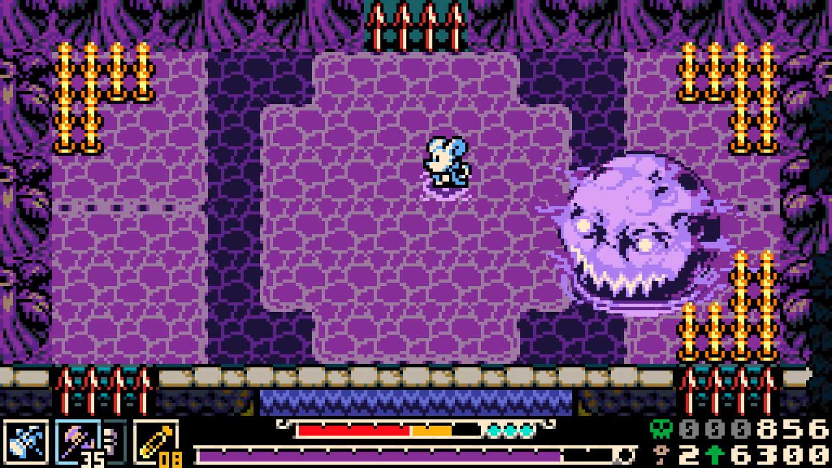 La Mock Moon prépare une attaque à Mina the Hollower