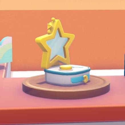comò a forma di stella pokopia
