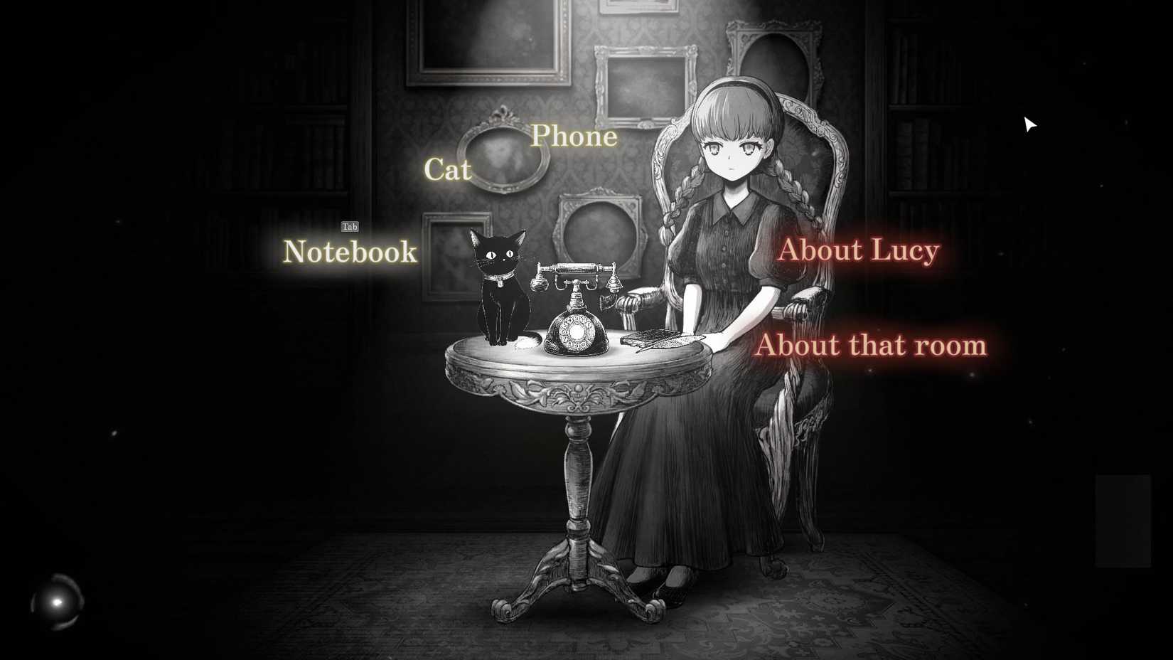 A Schrödinger's Call screenshot showing Mary and Hamlet, a black cat.