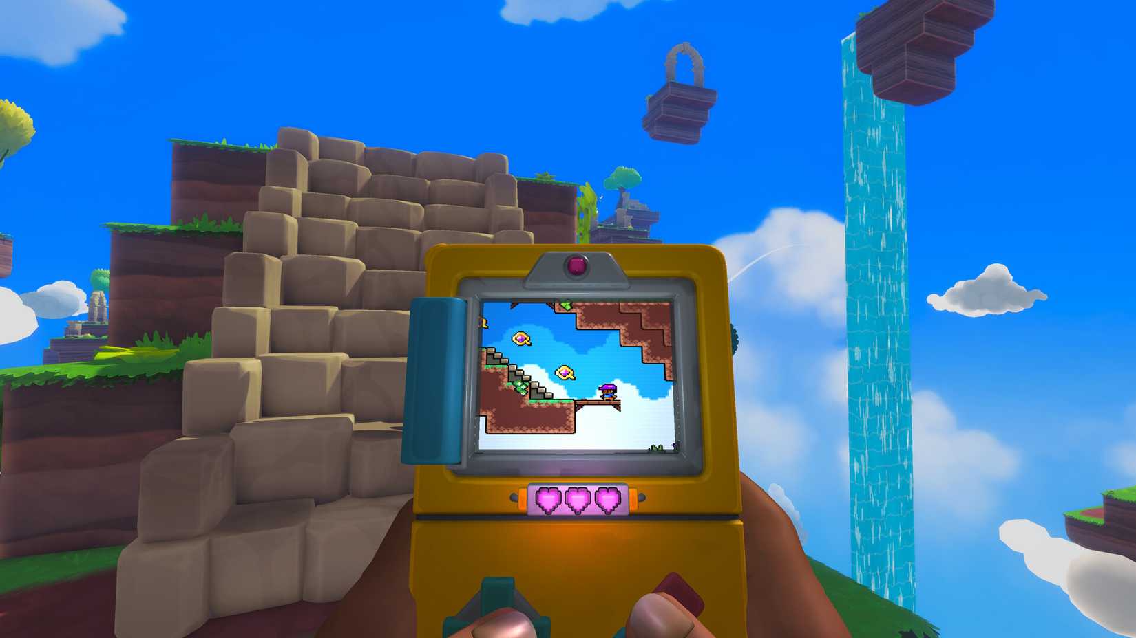 Looking at both the 2D and 3D world in Screenbound