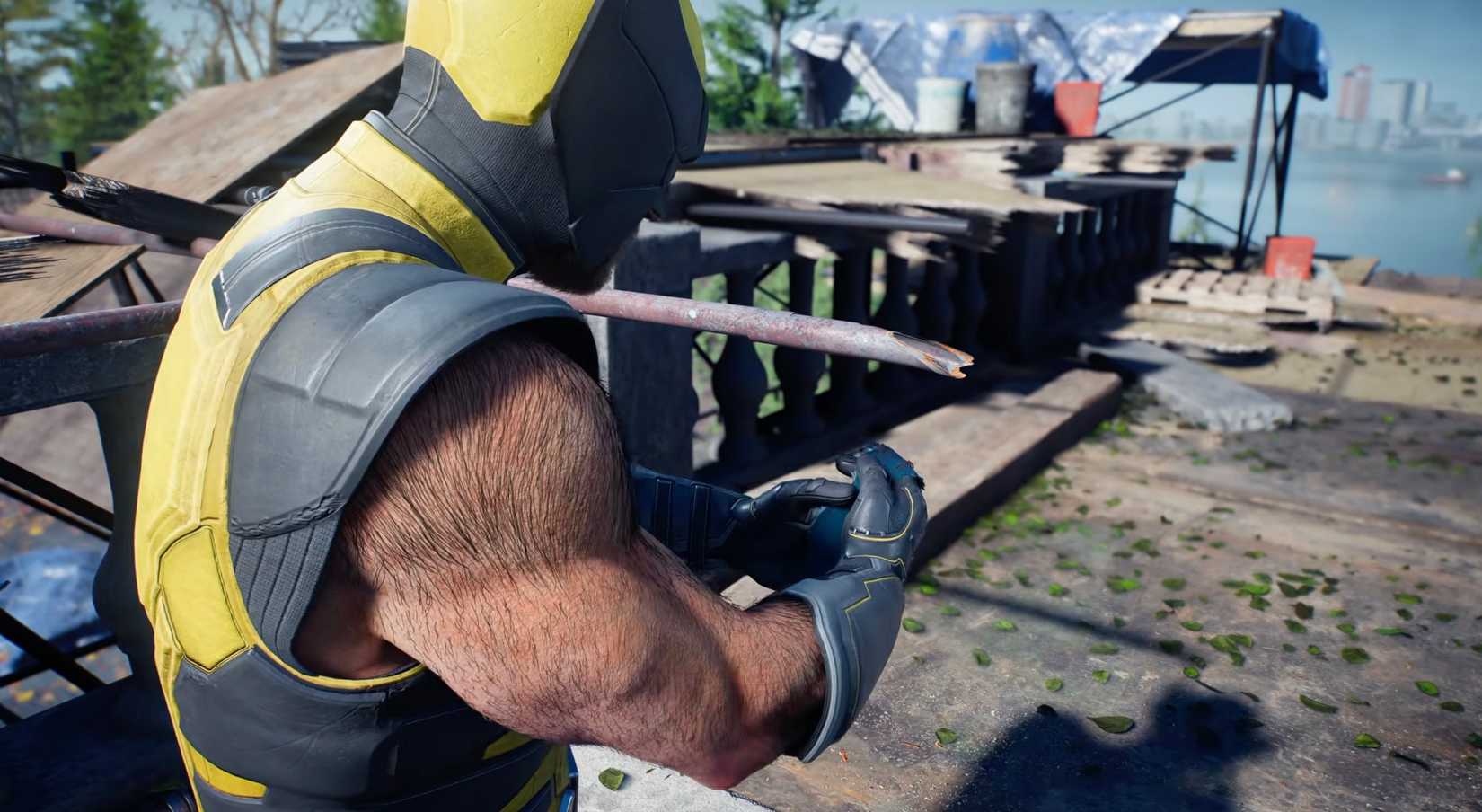 Wolverine hairy arms