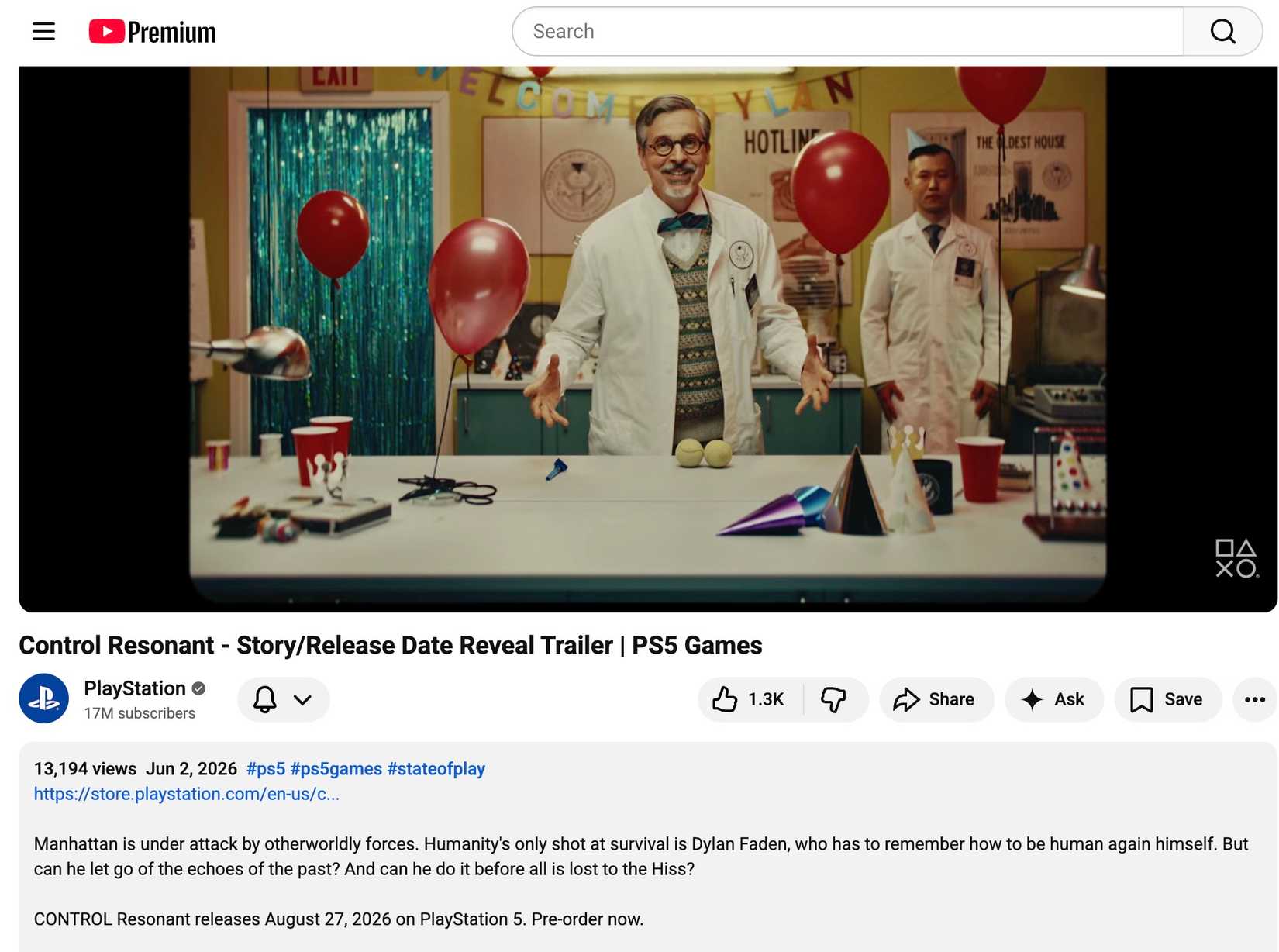 Control Resonant YouTube descripiotn