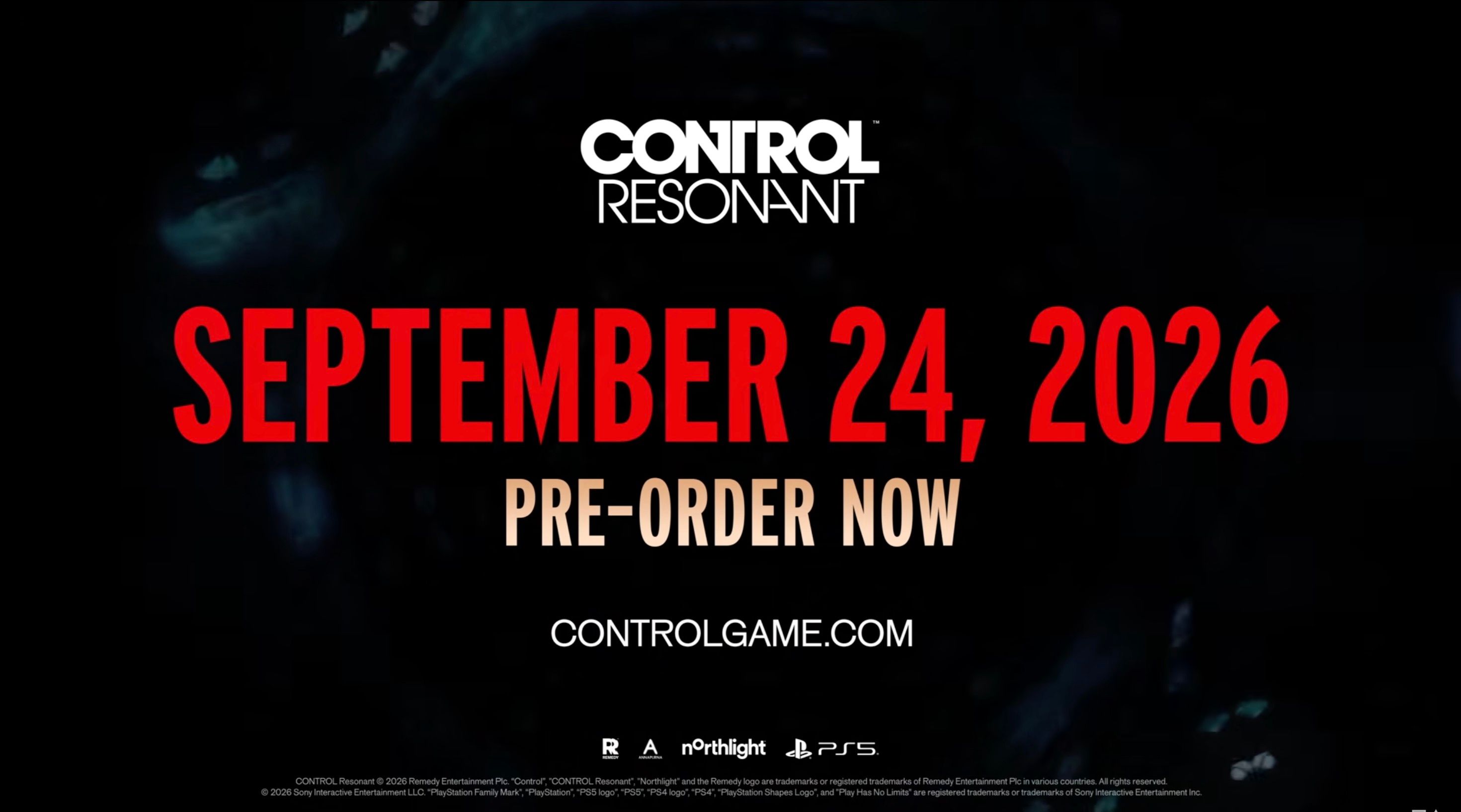 Control Resonant Release Date Trailer