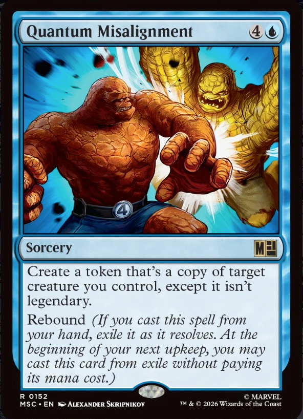 quantum misalignment marvel mtg