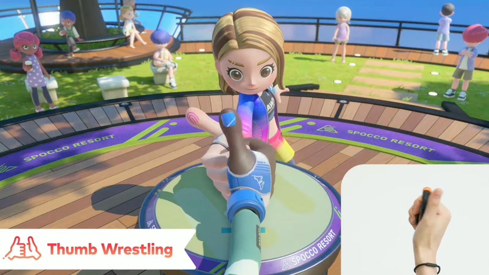 Nintendo Switch Sports Resort is coming to Switch 2 in 2026, includes thumb wrestling