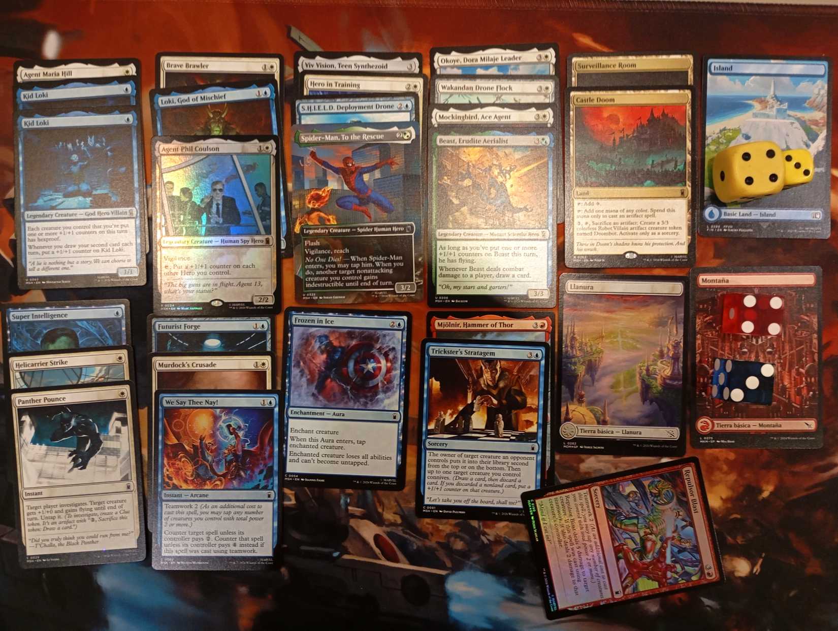A Sealed deck from the Marvel Super Heroes showcase