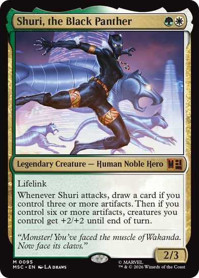 black panther mtg commander deck EDH Deck Panther, Wakandan King 100 Magic Cards Custom Deck Marvel Counters 10 Surge Foil double Magic The Gathering | Marvel