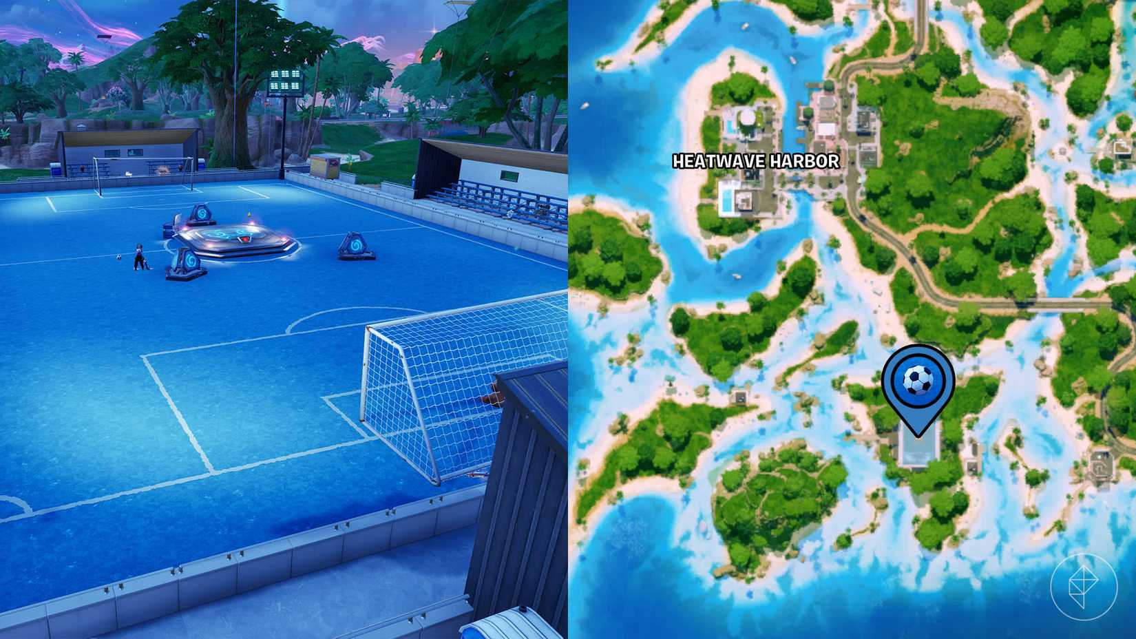 《Fortnite》第七賽季第三章：尋找足球場與奪取 Striker Sprite 的攻略
