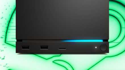 Un primer plano de la máquina de vapor muestra su luz LED.