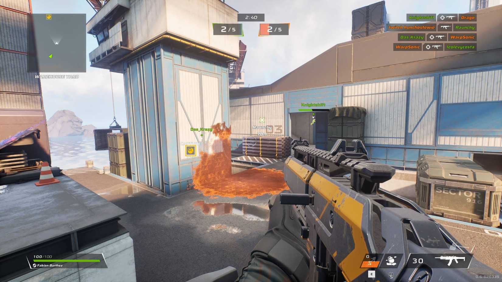 A soldier in combat gear ready for action in Empulse.