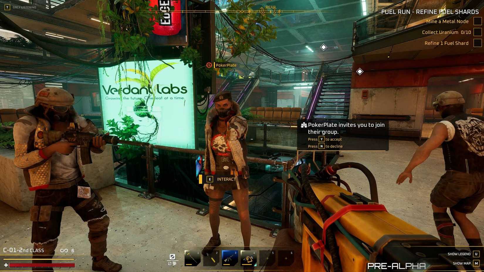 Players navigating a post-apocalyptic train setting in Enginefall.