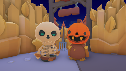 Two characters in Burgie's Cozy Kitchen, a Steam game with a clever anti-piracy mode.