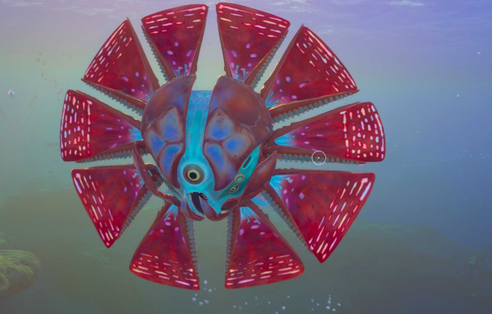 A Hammerhead fish in Subnautica 2