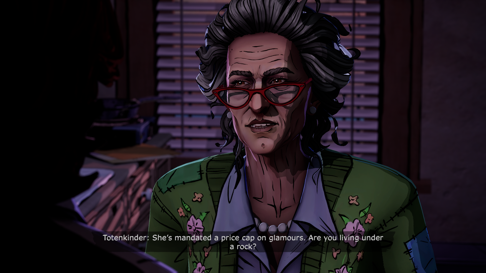 Totenkinder speaks in The Wolf Among Us 2.