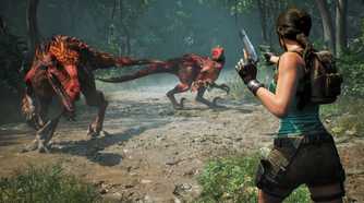 Tomb Raider's 2027's Return Looks Stunning in New Official Footage 47 Dinosaurs circle Lara Croft in Tomb Raider: Legacy of Atlantis.