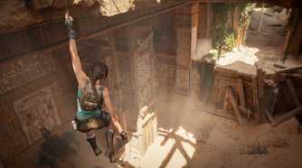 Tomb Raider's 2027's Return Looks Stunning in New Official Footage 51 Lara Croft hangs from a beam in Tomb Raider: Legacy of Atlantis.