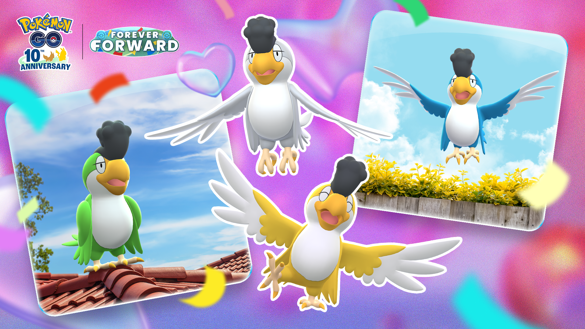 Pokémon Go 'Flying Taxi' event, how to find Squawkabilly guide