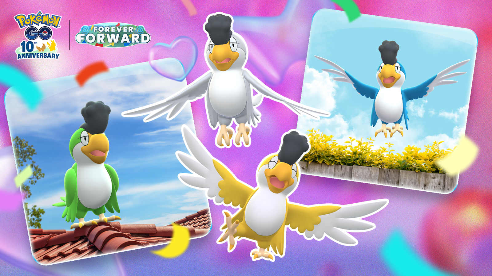 Pokémon Go 'Flying Taxi' event, how to find Squawkabilly guide