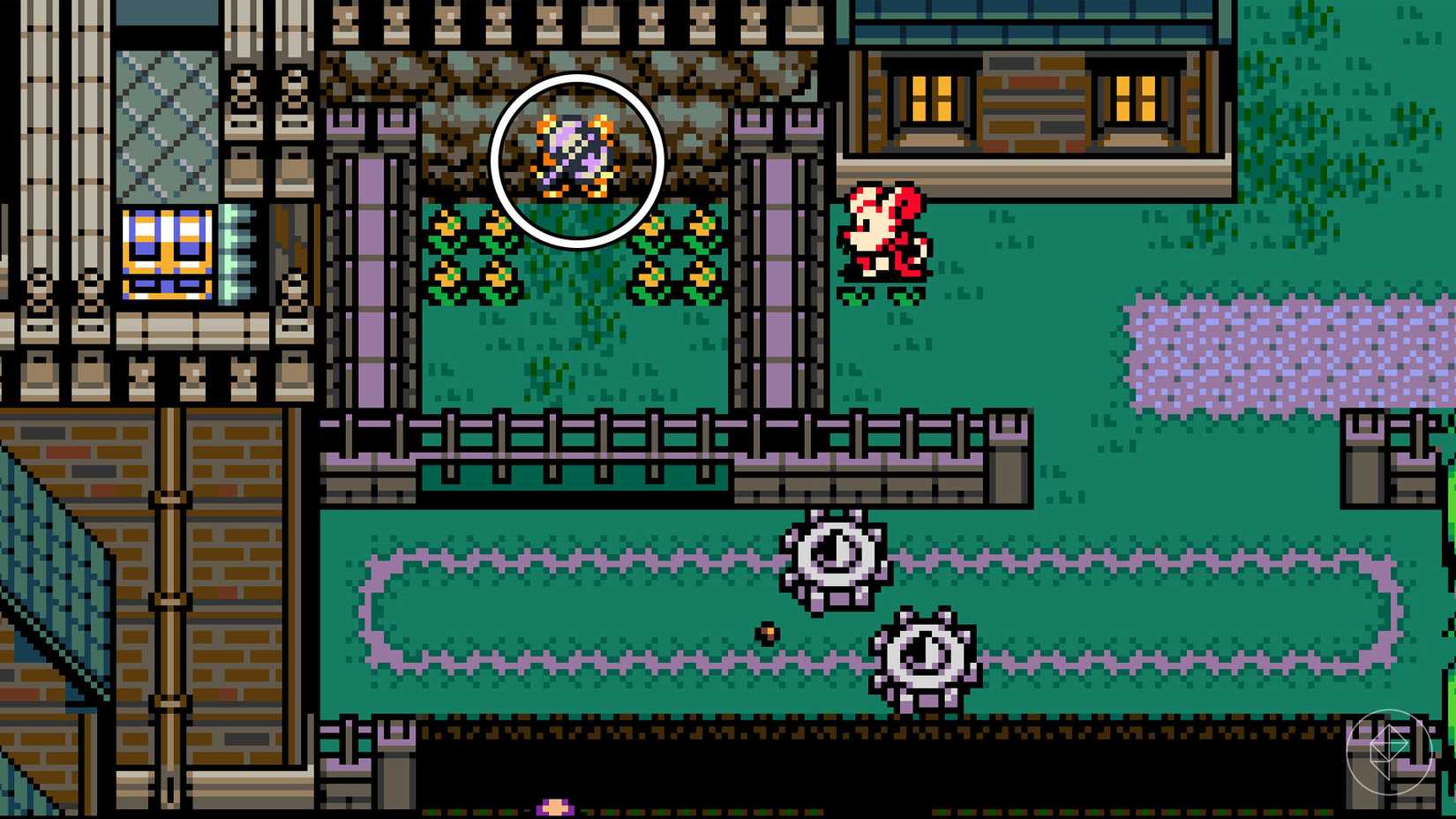 Mina the Hollower facing a candle on the wall, which also contains a Volt Hatchet sidearm.